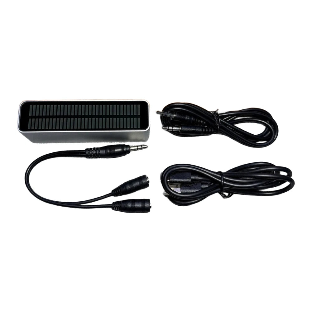 Audio Level Visualization Tool with Dual 32-bit LED Bar Graph for Engineers