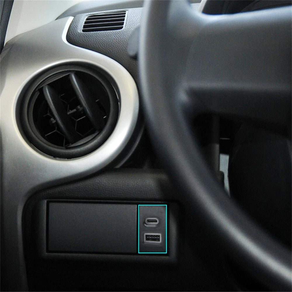18W Type-C + QC3.0 Fast Charging Adapter for Mazda 2 3 5 6 CX-7 (2010–2023)