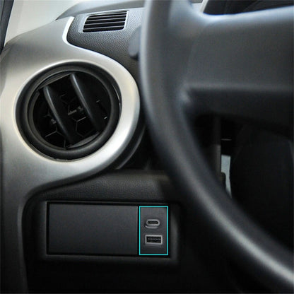 18W Type-C + QC3.0 Fast Charging Adapter for Mazda 2 3 5 6 CX-7 (2010–2023)