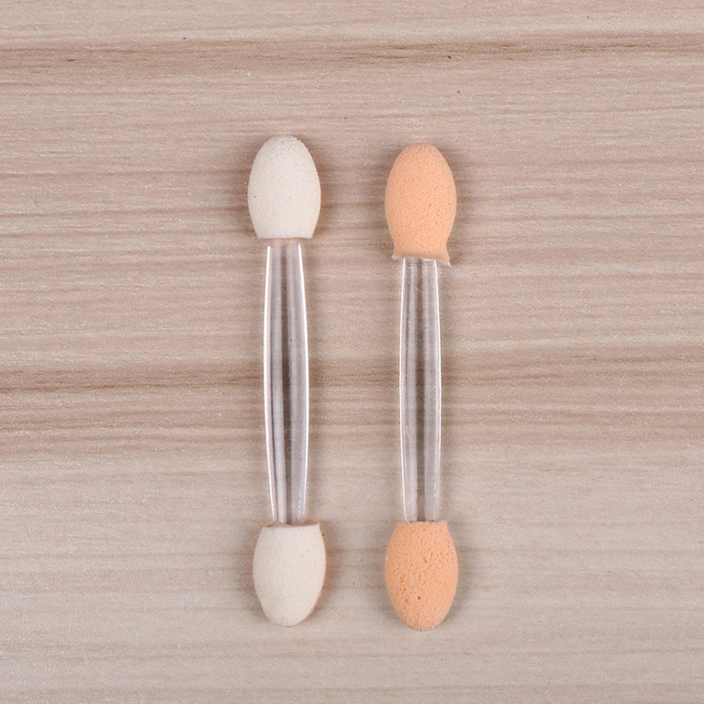 50 Pack Disposable Eyeshadow Brushes for Professional Use