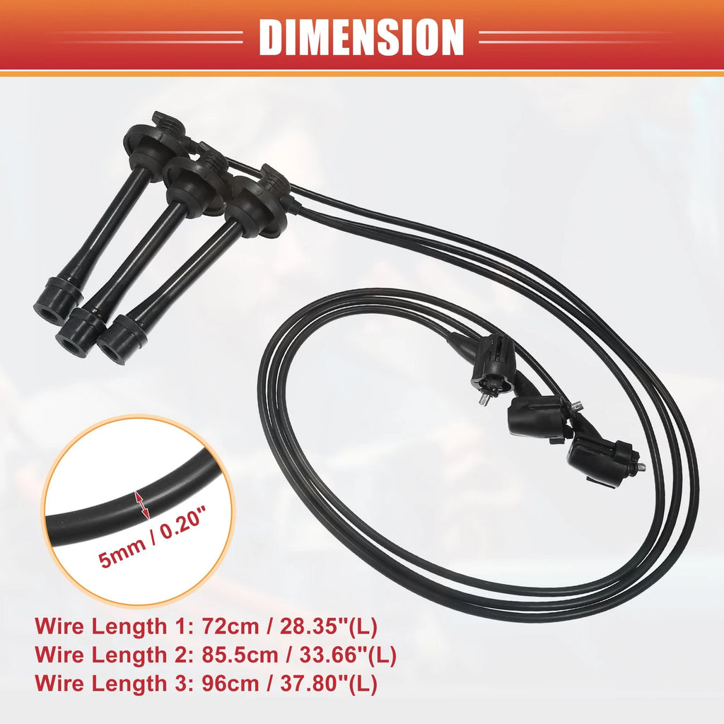 Spark Plug Wire Set Replacement for Toyota Tundra (2000–2004)