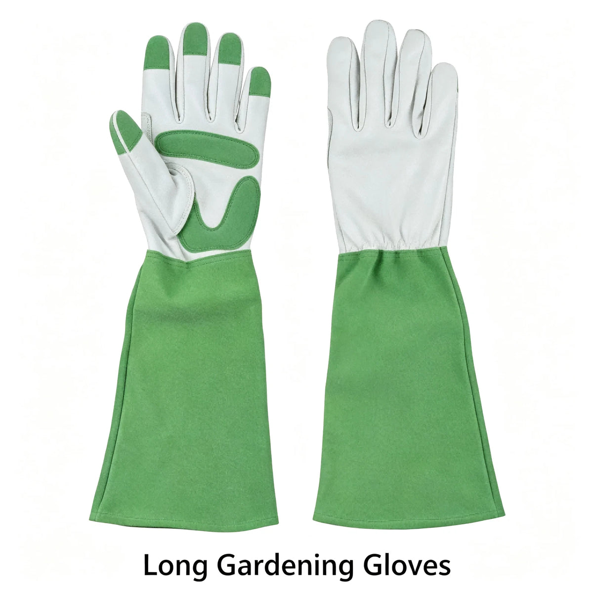 Long Cuff Cowhide Gloves for Gardening and Industrial Use