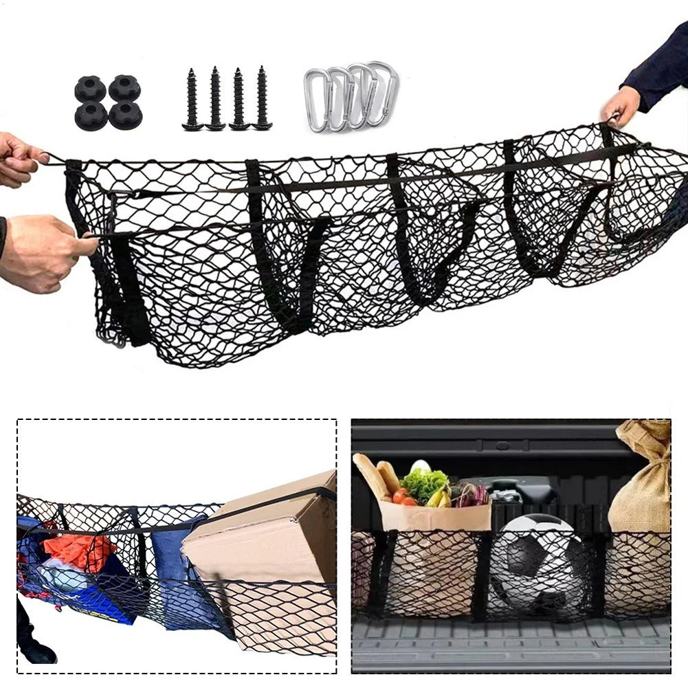 3D Trunk Net Bag for Tesla SUV and Pickup Truck (2015–2023)