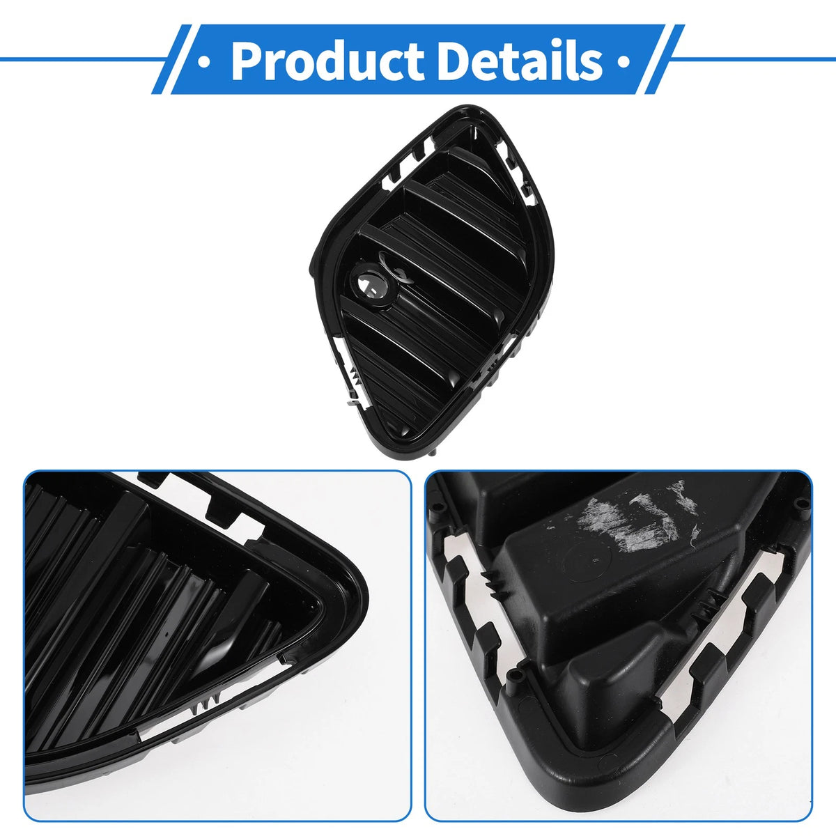 Fog Light Grill for Buick Envision (2021–2023) No. 84934332 Black