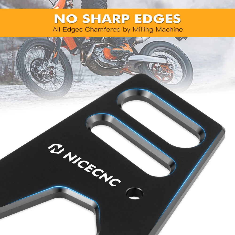 CNC Heel Guards Cover Protector Bracket for KTM 690 SMC (2008–2023)