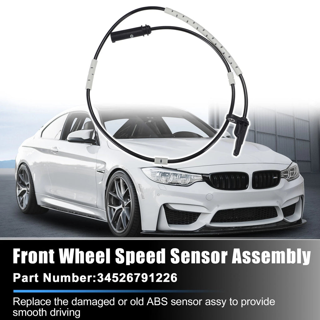 2pcs ABS Wheel Speed Sensor Rear Left Right Replacement for BMW 340i (2016–2020)
