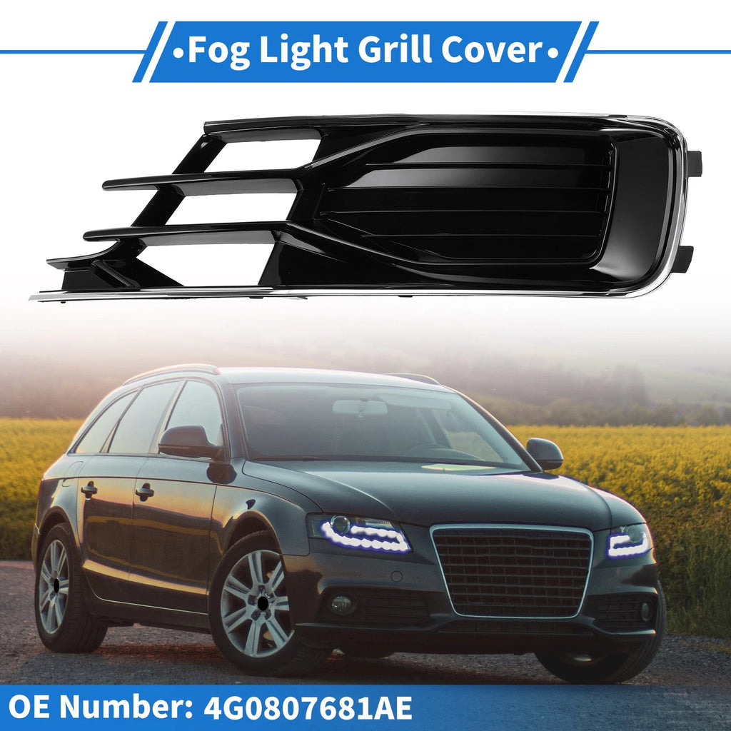 Front Left Fog Light Grill Replacement for Audi A6 (2016–2018)