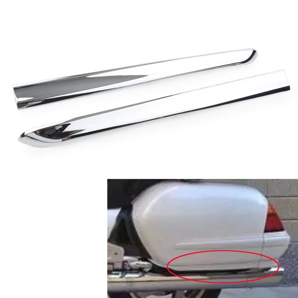 Set of 2 Saddlebag Bars for Honda Goldwing GL1800 (2001–2011) Chrome