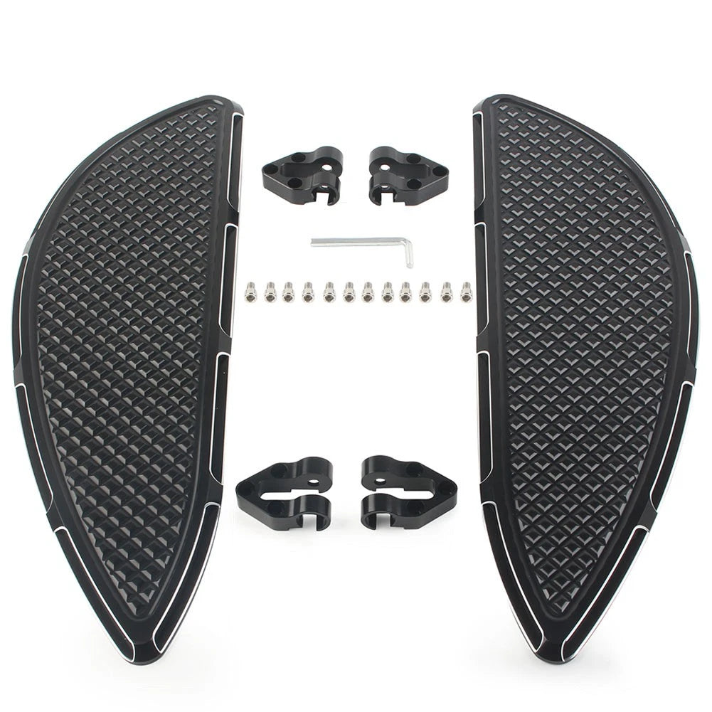 Driver Floorboards for Harley Road Electra Glide Classic FLHTC FLHTCU (2PCS)