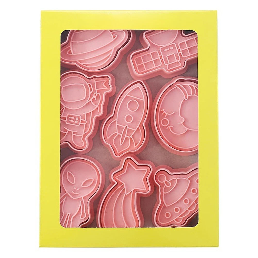 8 Piece Cookie Molds for Baking