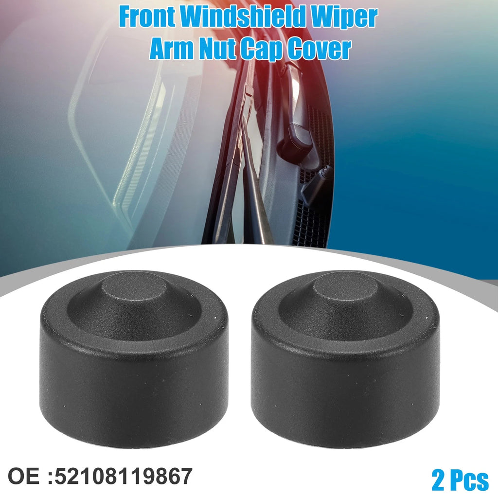 2pcs Front Windshield Wiper Arm Nut Cover Cap Replacement for BMW i3 (2014–2021)