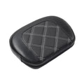Sissy Bar Backrest Pad for Harley Electra Glide (2014–2023) - White Stitching