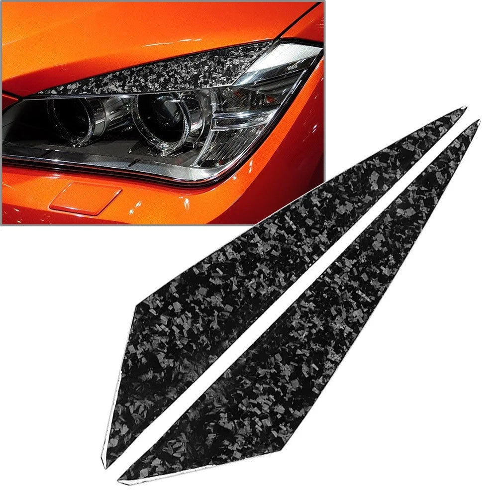2X Headlight Eyelid Covers for BMW X1 E84 (2009–2015)