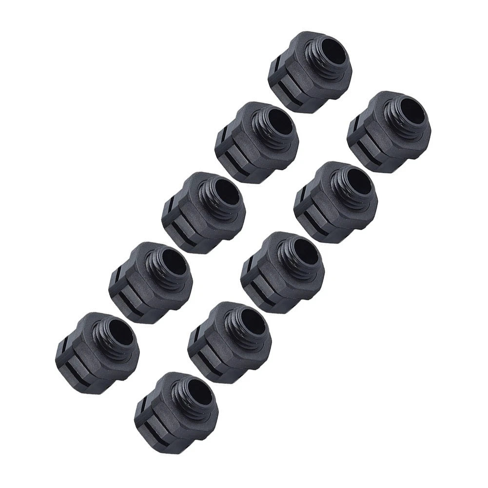 10X Plastic Vent Valves for Outdoor Security Lighting with Nuts