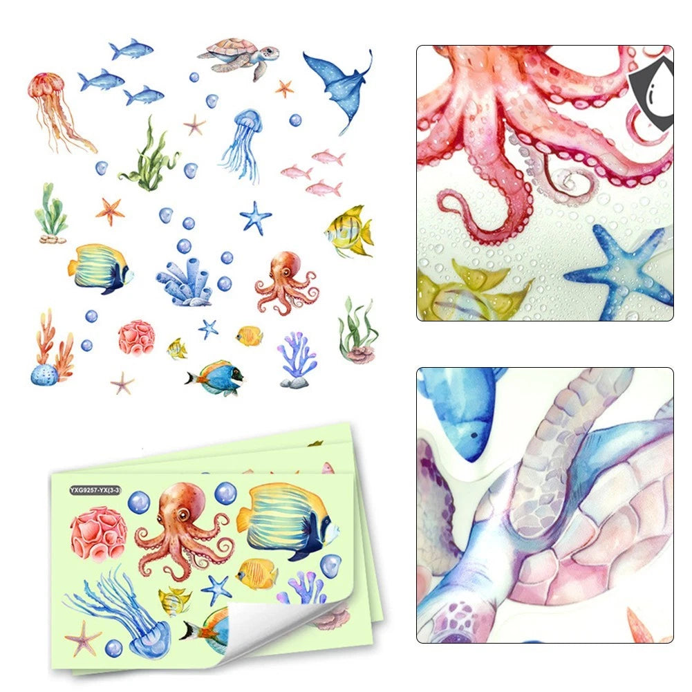 Glow Stickers for Creative Spaces (Underwater World)