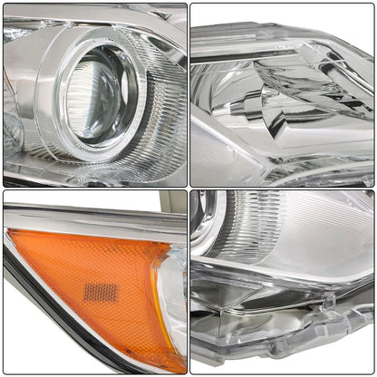Headlamps for Toyota Camry (2012–2014) Left+Right Side Clear Halogen