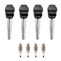 Ignition Coil Spark Plug Kit for Audi A4 allroad Q5 A5 Quattro 2.0L (2009–2016)