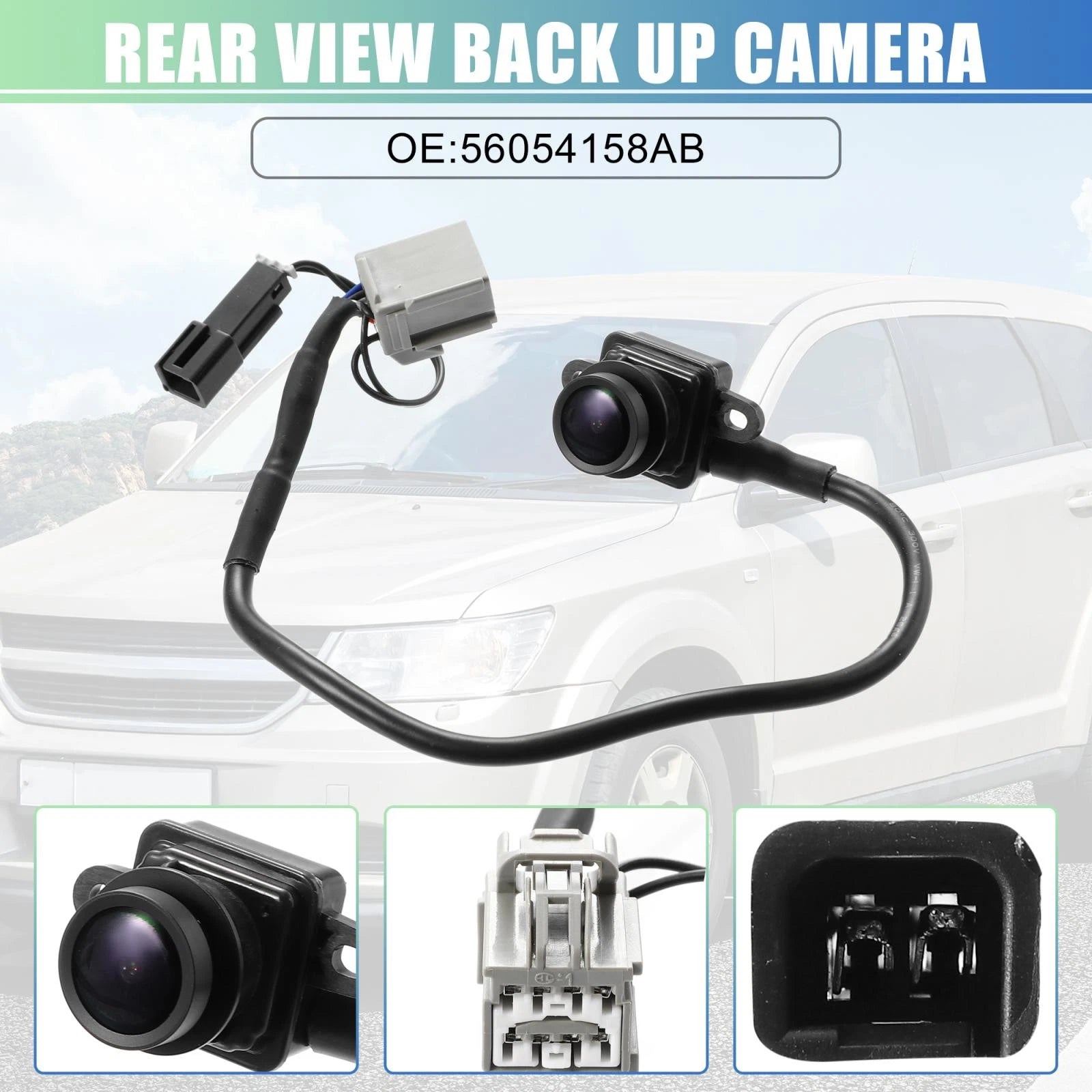 Rear View Backup Camera Replacement for Dodge Journey (2011–2020)