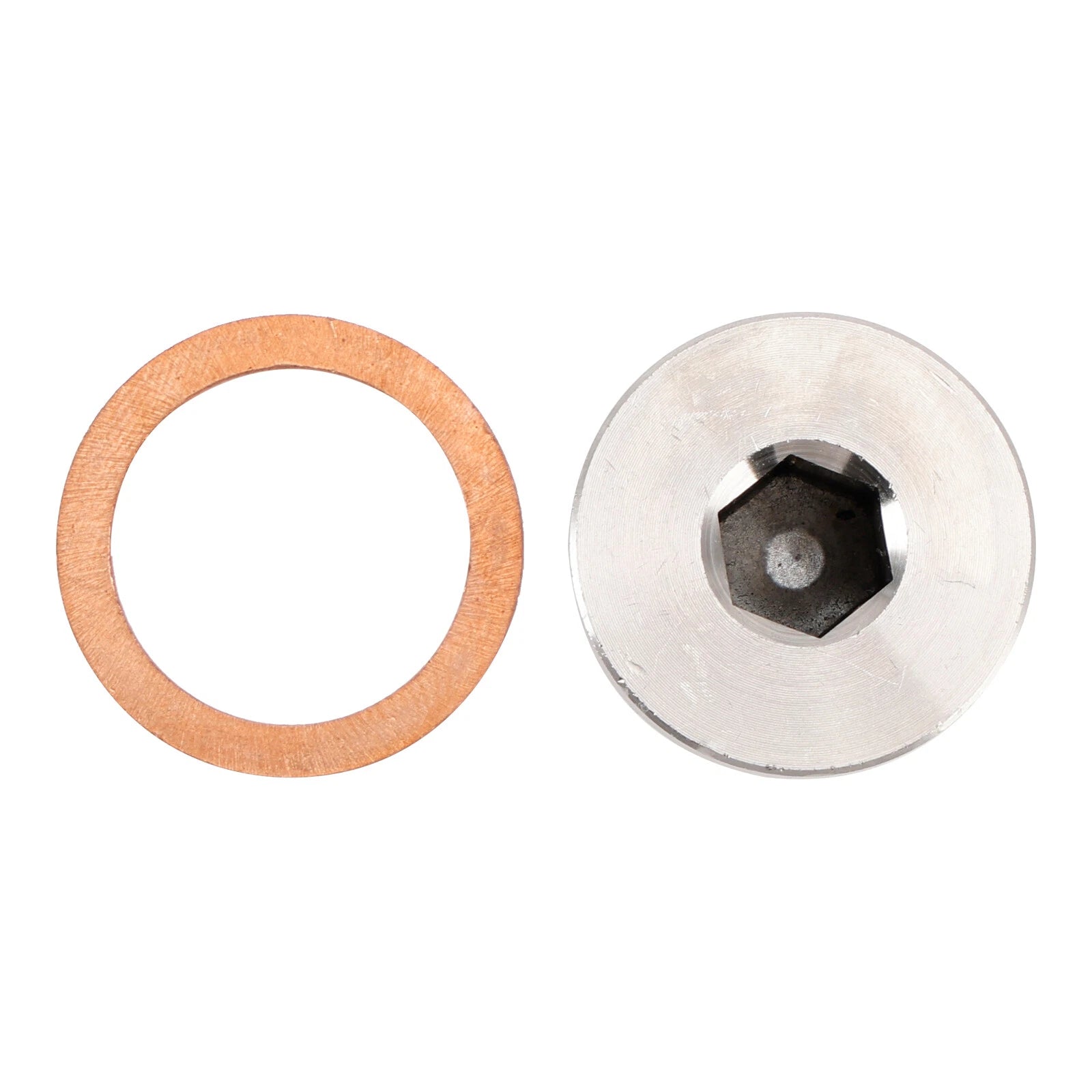 M18 x 1.5 Sensor Plug Cap with Copper Washer for Universal Fit Motorcycle