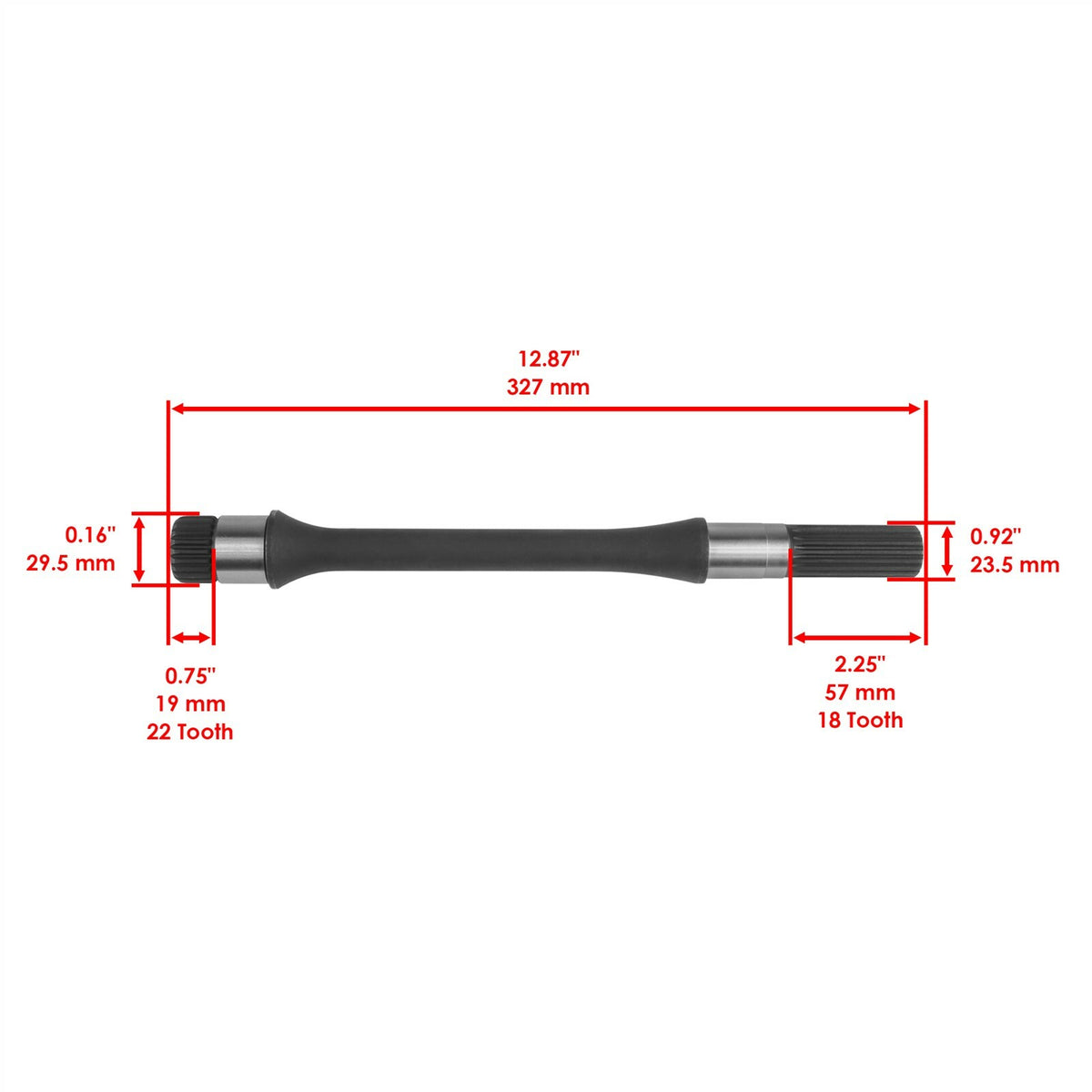 Middle Engine Drive Shaft Replacement for Can-Am Maverick 1000R (2017–2018)
