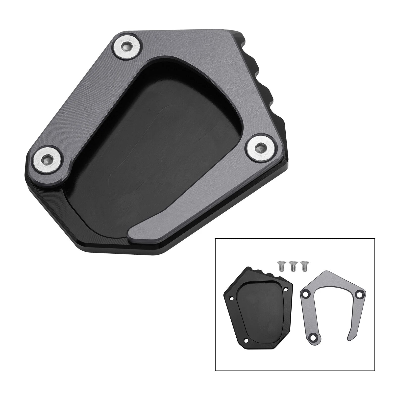 Kickstand Enlarger Plate Pad for BMW K1600 (2016–2022) T9