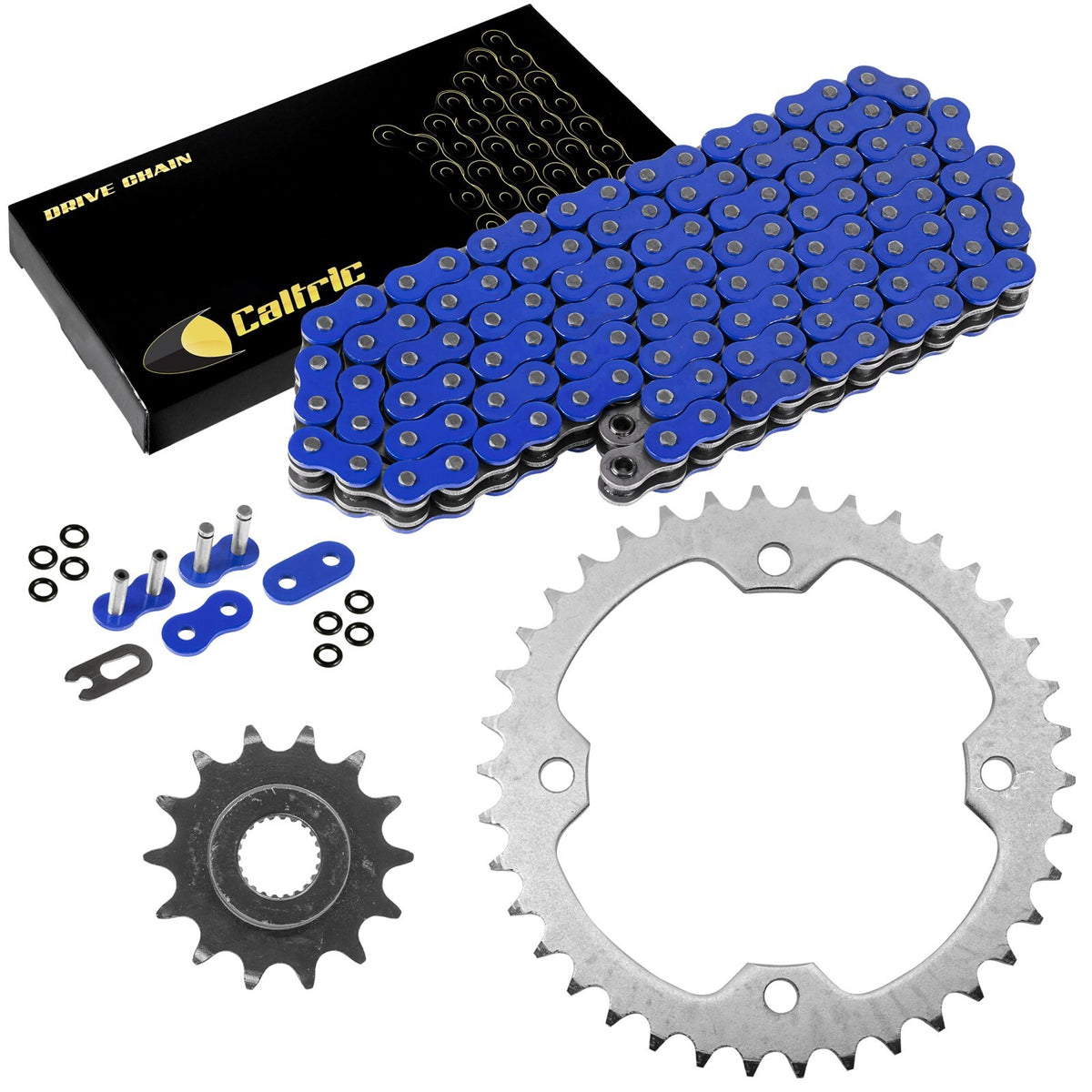 Drive Chain and Sprockets Kit Replacement for Yamaha Raptor 250 YFM250 (2008–2013)