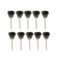 10PCS Brass Wire Brush Wheel Cup for Rotary Tools