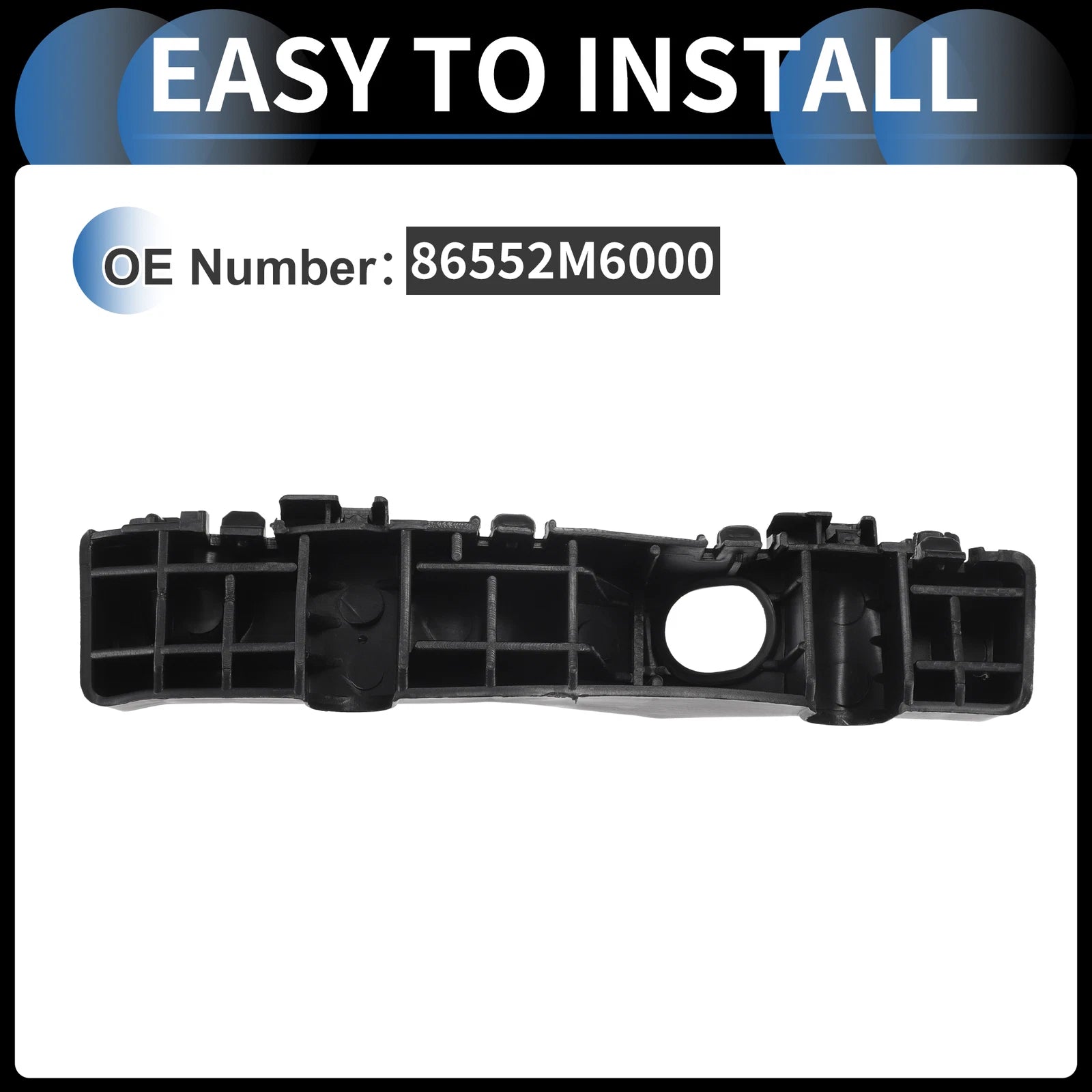 1pc Right Front Bumper Retainer Bracket No. 86552M6000 for Kia Forte (2019–2021)