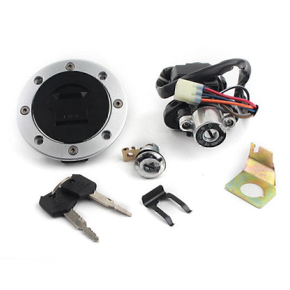 Ignition Switch Fuel Gas Cap Seat Lock Key for Suzuki SV650 (1999–2002)