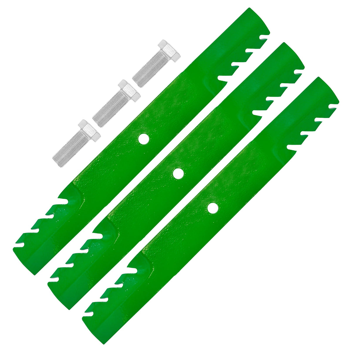 Deck Gator Blades 60 inch Replacement with Bolts for Gravely ZT2760 (2014–2017)