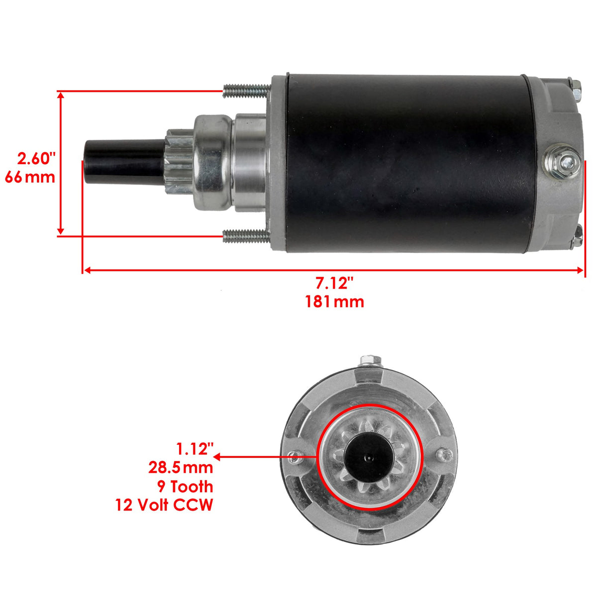 Starter Replacement for Cub Cadet Tractor 1720 1730 (2011–2012)