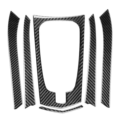 Black Carbon Fiber Gear Shift Frame Trim Cover for Cadillac CTS (2008–2013)