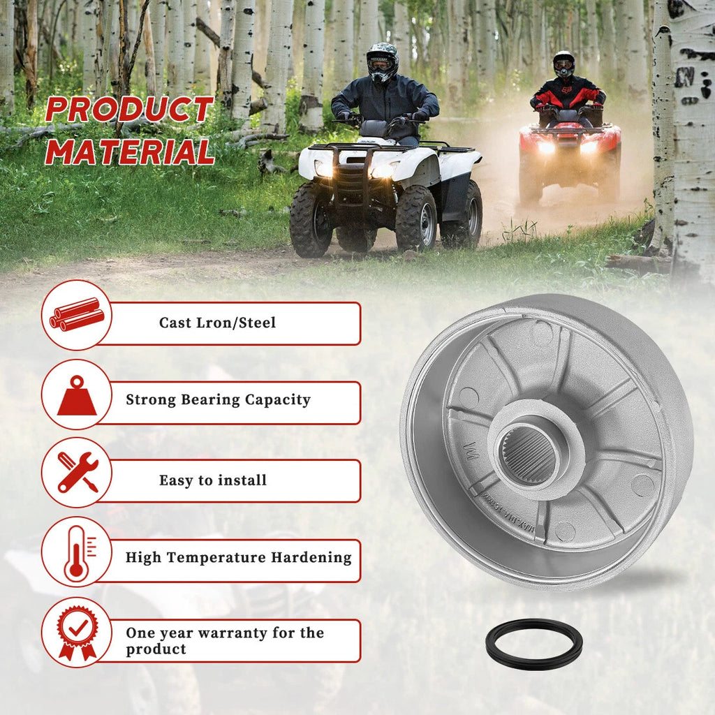 Rear Brake Drum Hub for Honda Rancher 420 TRX420FE/FM/FPE/FPM/TE/TM (2007–2013)