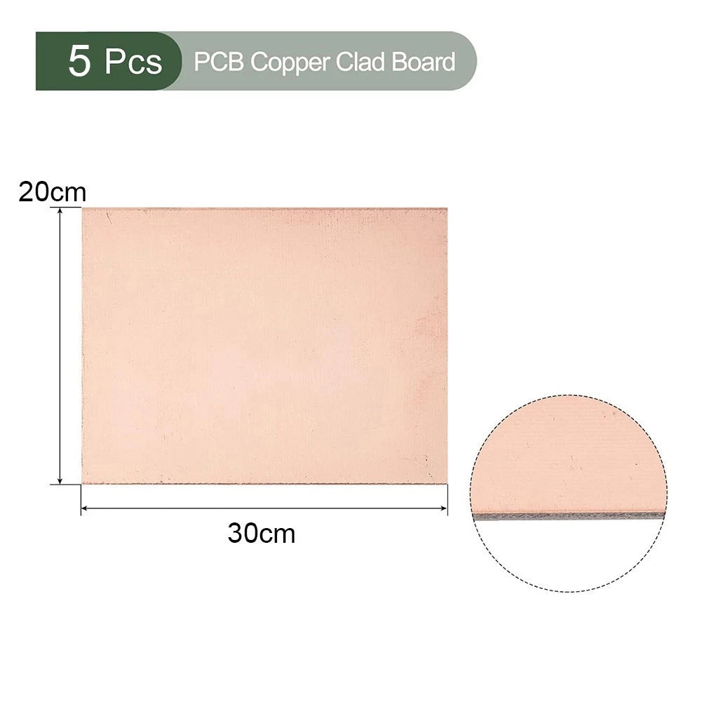 Set of 4 FR4 Circuit Boards for Creative Space Design