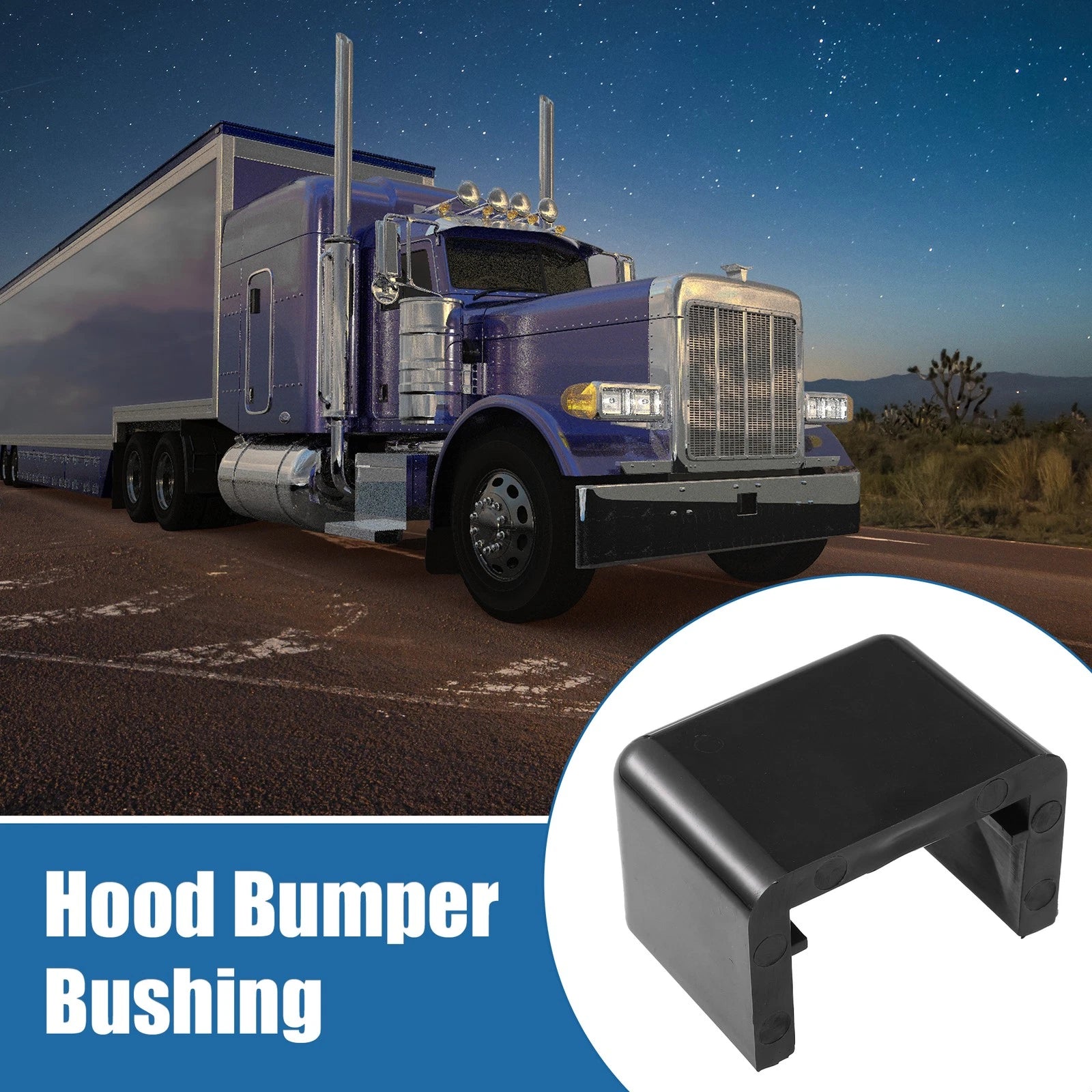 2X Hood Bumper Bushing for Peterbilt 365 (2005–2023)