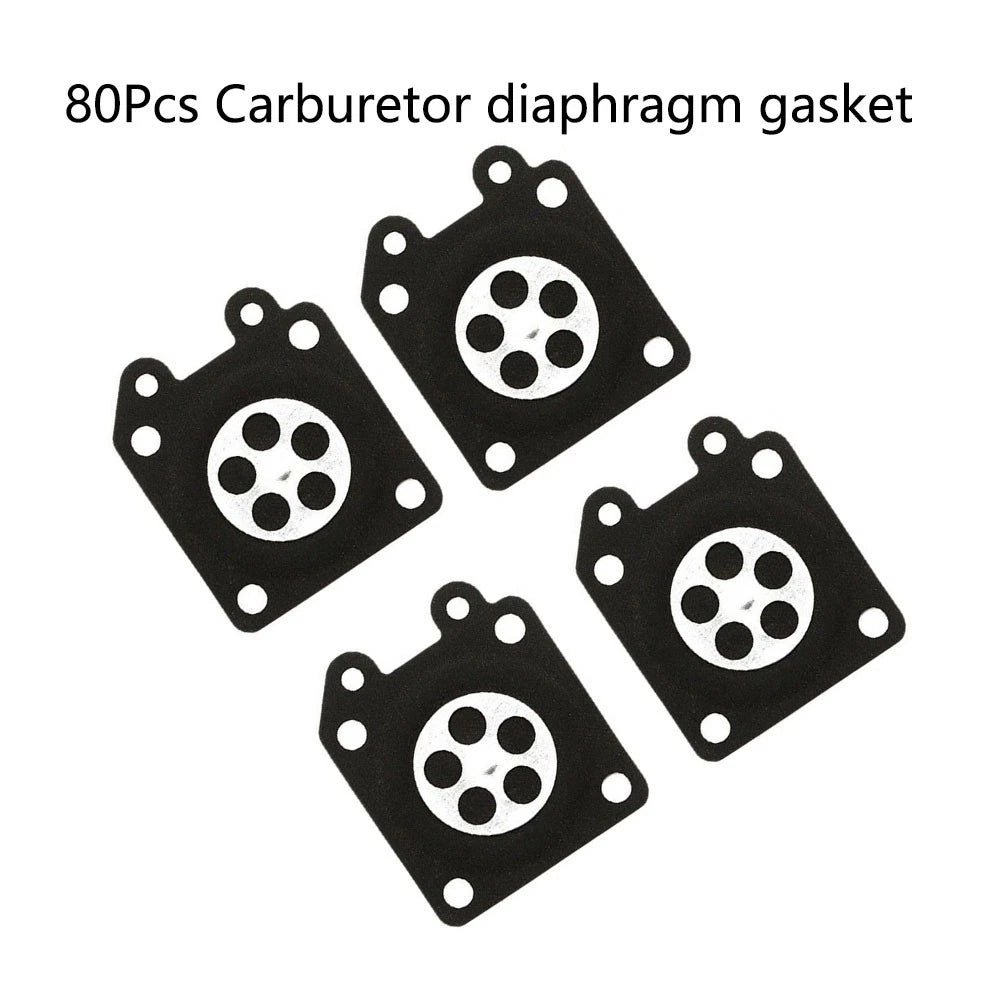 80Pcs Carburetor Diaphragm for Walbro 95-526, 95-526-9, 95-526-9-8