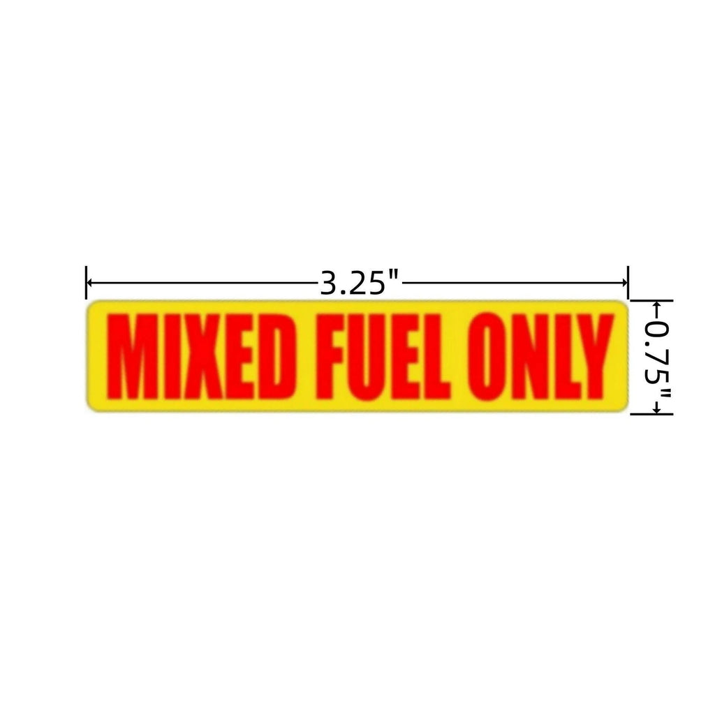 20 Pack Mixed Fuel Only Stickers for Automotive Use