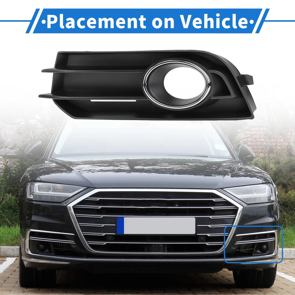 Front Left Fog Light Grill Replacement for Audi A1 (2010–2015)