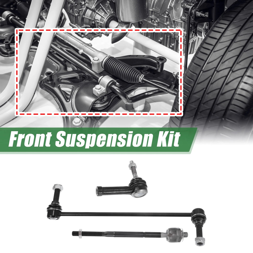 6pcs Front Suspension Kit Tie Rod End for Ford Explorer (No.EV800893/ES800952)