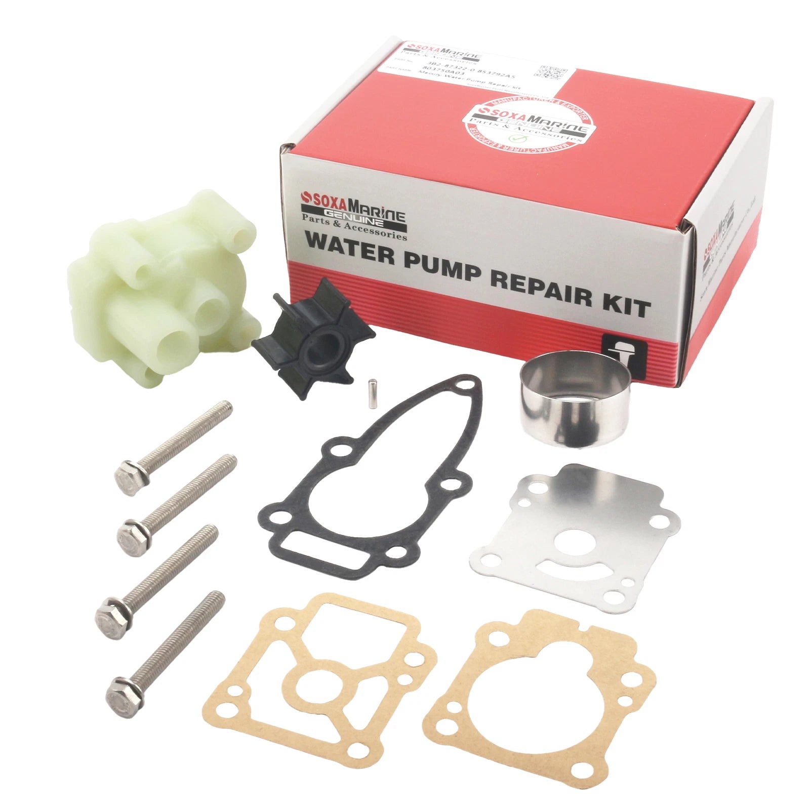 Outboard Water Pump Rebuild Service for Mercury Mariner 8HP 9.9HP (1990–2023)