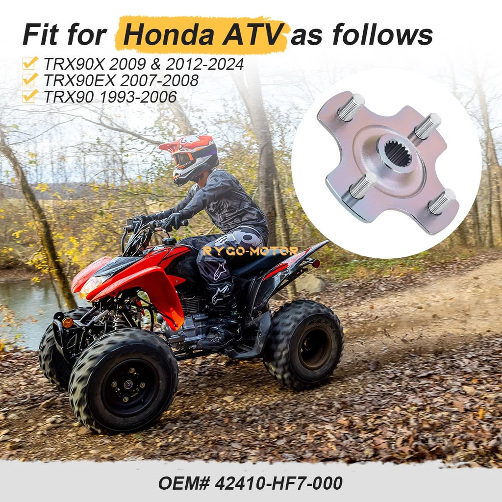 Rear Wheel Hub for Honda Sportrax 90 TRX90 TRX90EX (2007–2009, 2012–2024) 42410-HF7