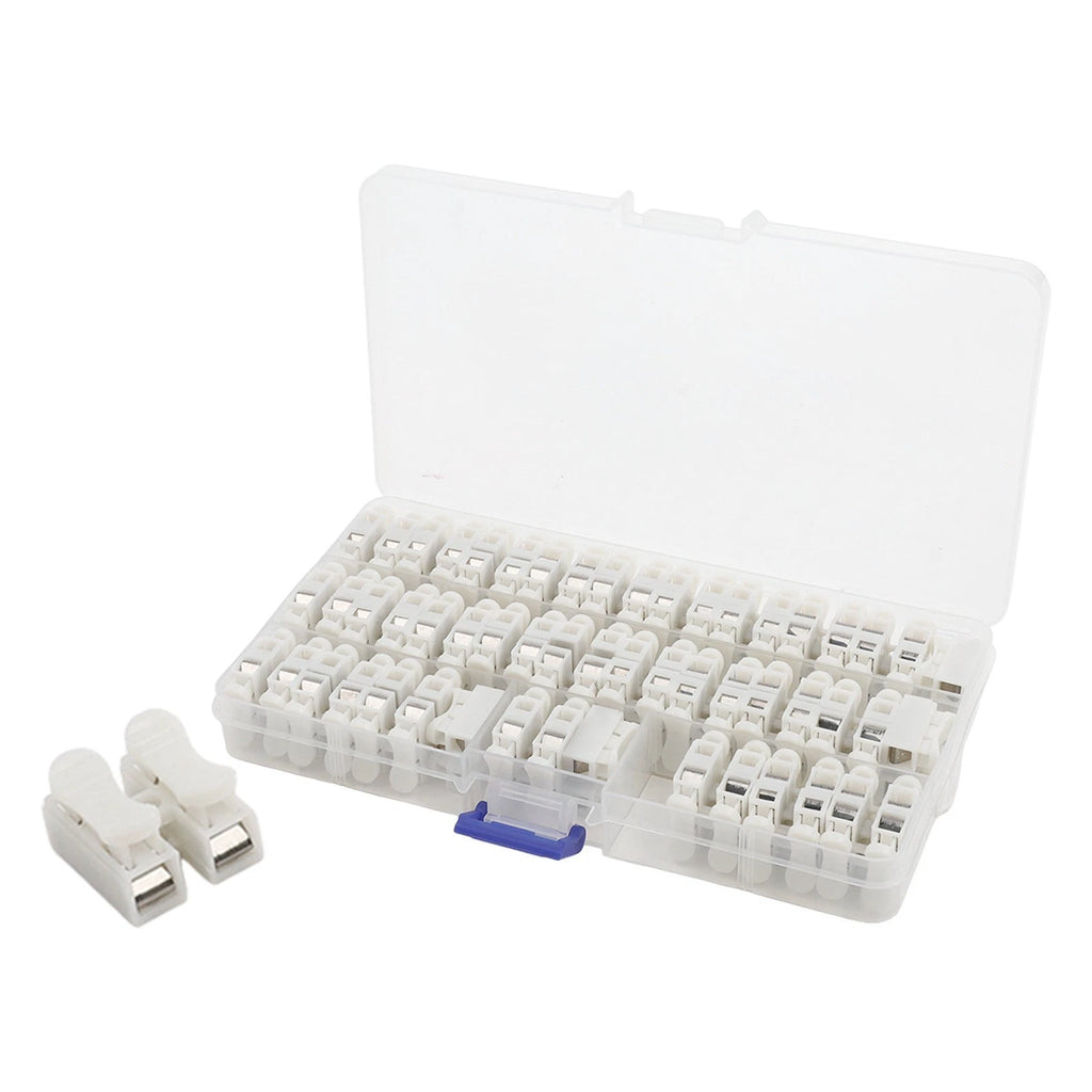 55PCS Quick Connect Electrical Wire Terminal Block Connector for 220V 6A
