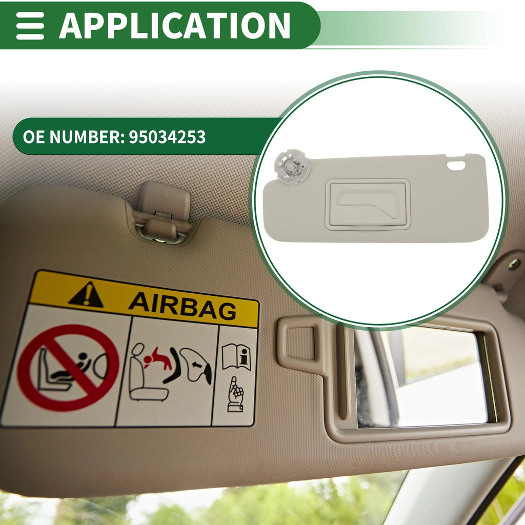 Left Car Sun Visor with Mirror for Chevrolet Cruze 2011-2016