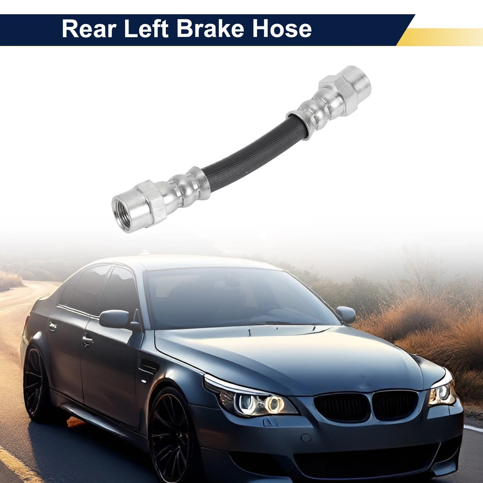 Rear Left Brake Hose Replacement for BMW 5 Series E39 520i (2000–2003)
