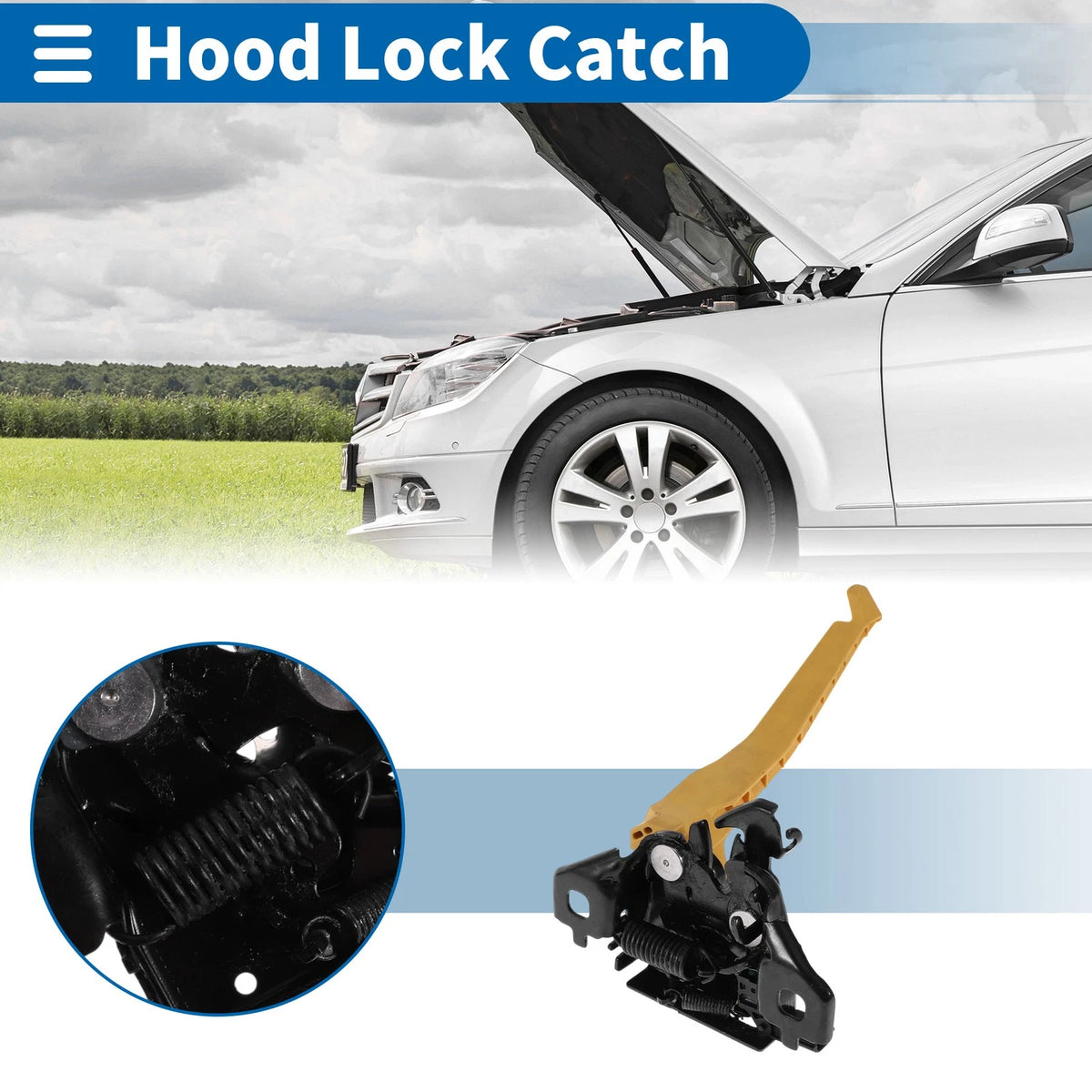 Hood Latch Assembly for Nissan Rogue (2021–2023) No. 656016RA0A 1 Pc