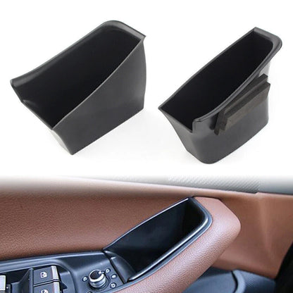 2Pcs Rear Door Handle Armrest Storage Box Tray for Audi Q7 (2016–2018)