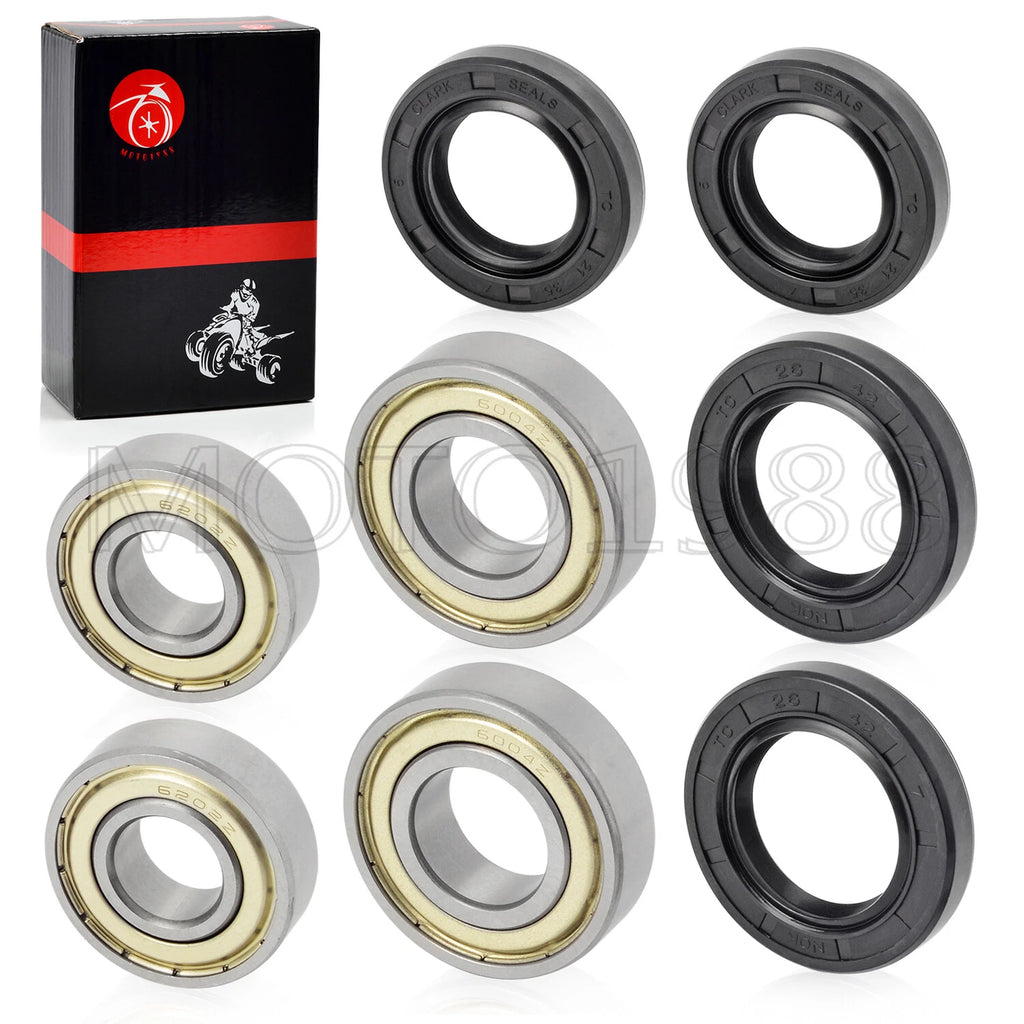Front Wheel Bearings and Seals Kit for Yamaha YFZ450 YFZ450R YFZ450X (2004–2023)