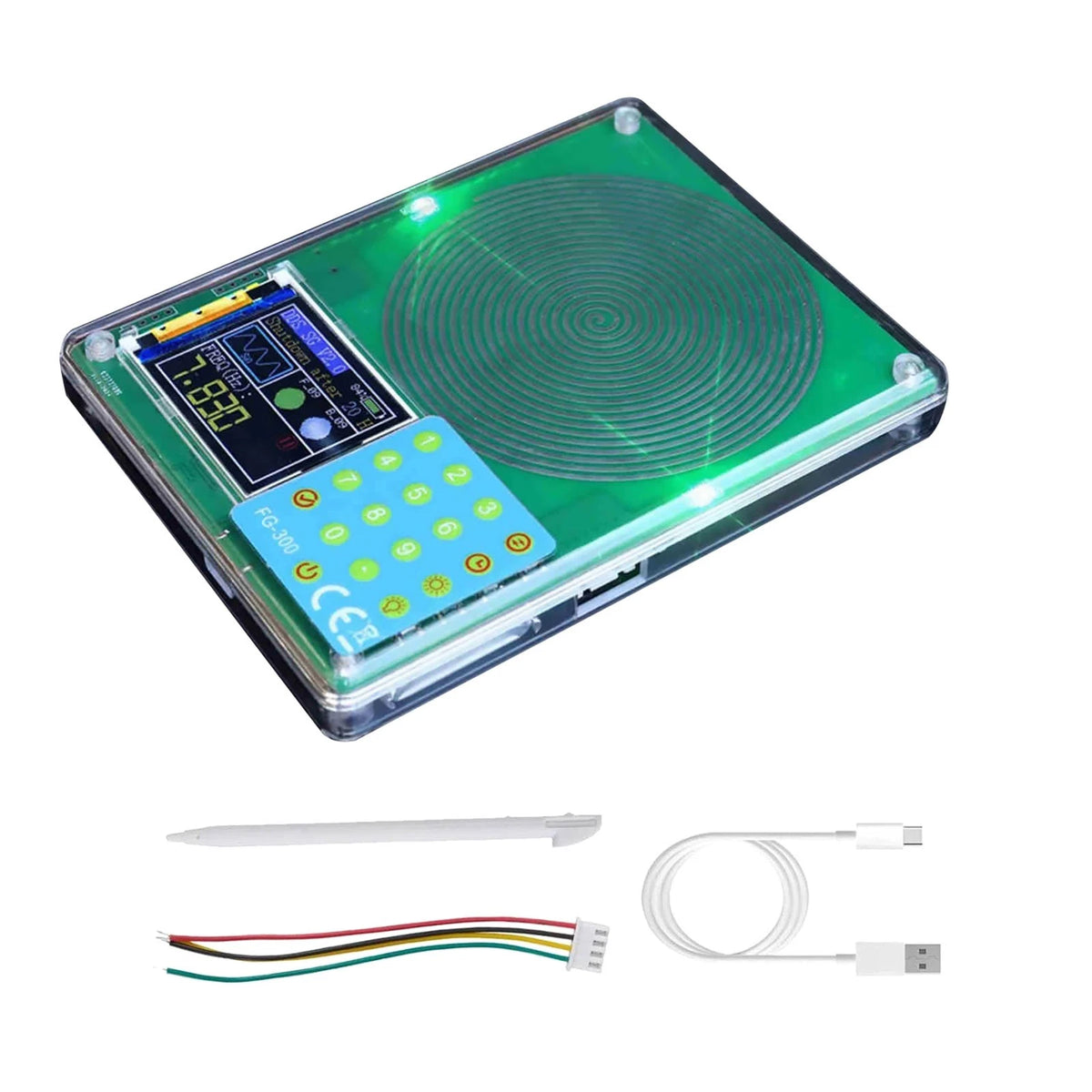 Schumann Resonance Generator with Acrylic Cover and Touch Pen