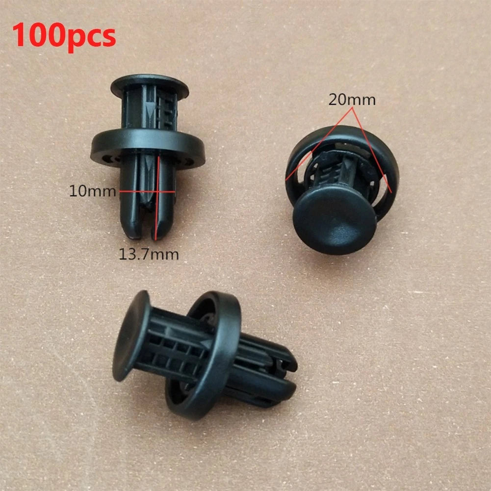 Bumper Fastener Kit 100 Clips for Honda Models