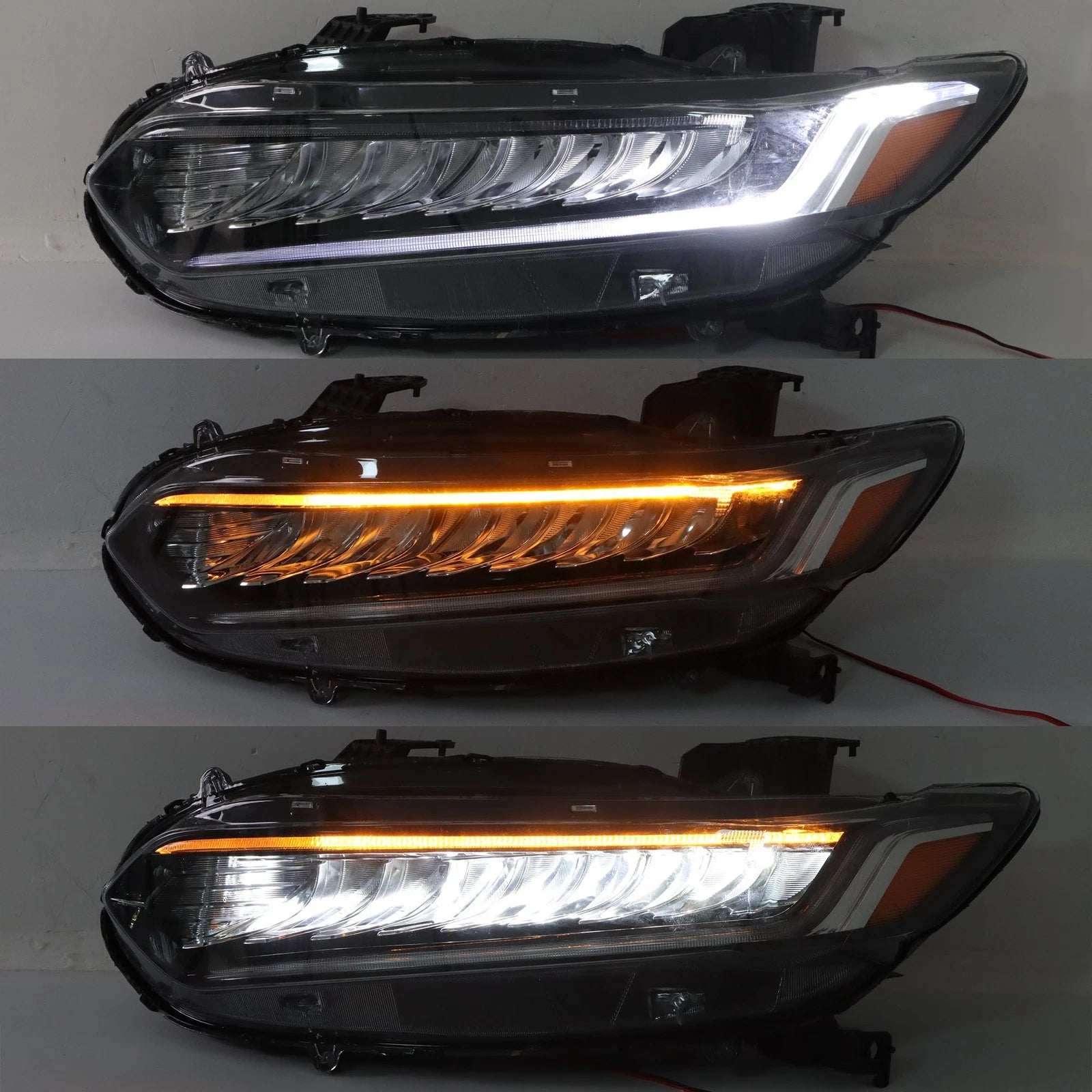 LED Headlights Assembly for Honda Accord (2018–2021) Left+Right Side